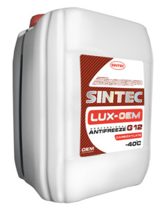Антифриз Sintec Lux красный G12 10 кг 756665